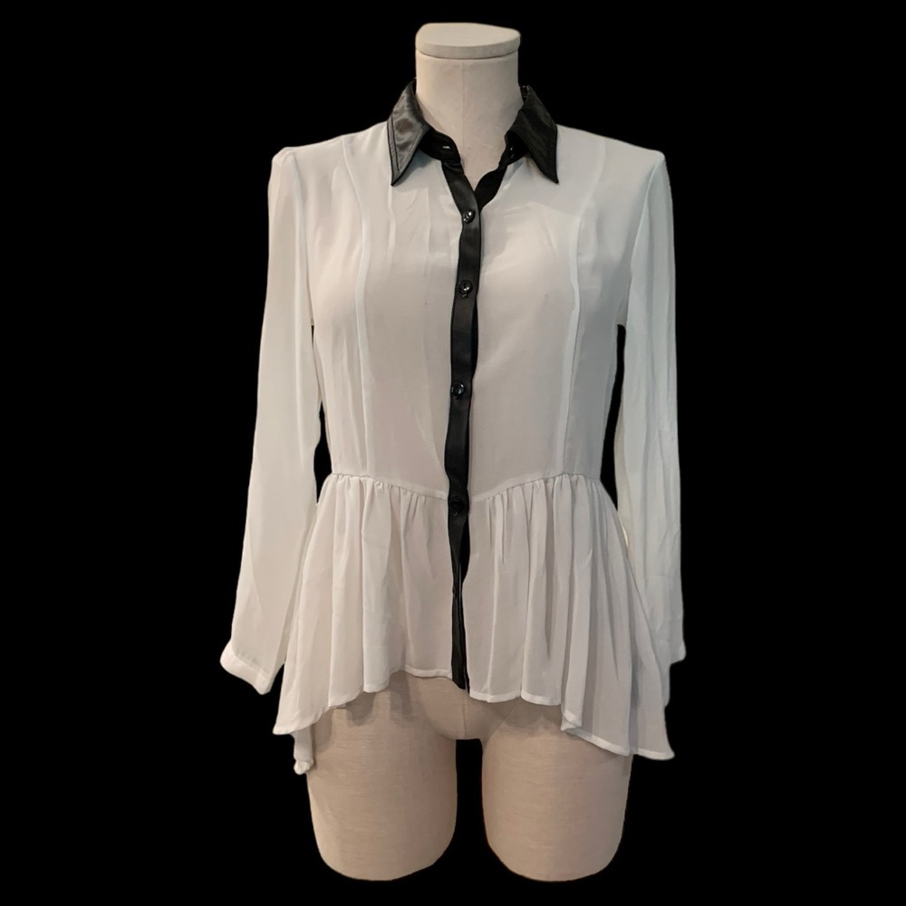 The Luxe Sheer Sleeve Blouse